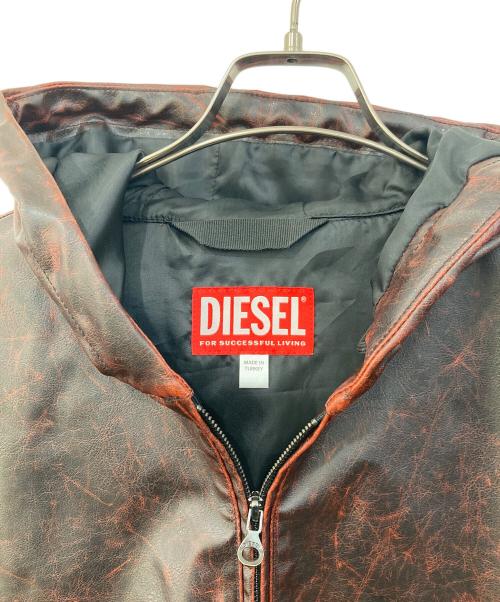 DIESEL（ディーゼル）DIESEL (ディーゼル) J-RAM ジャケット レッド サイズ:５０の古着・服飾アイテム