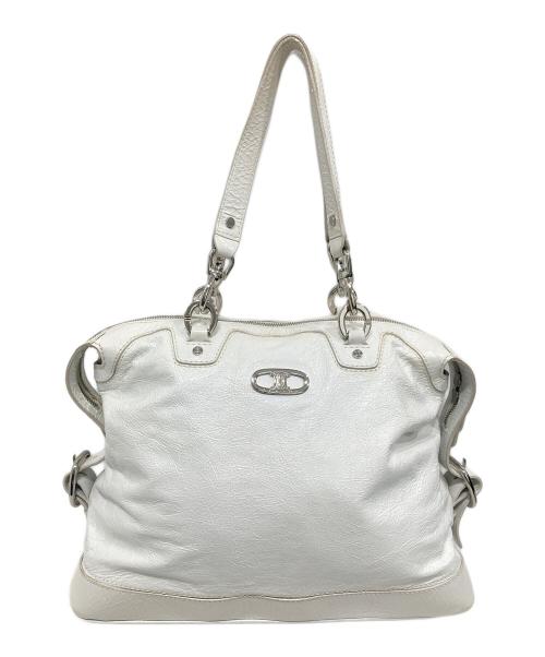 CELINE（セリーヌ）CELINE (セリーヌ) ノーティル トートバッグ ホワイトの古着・服飾アイテム