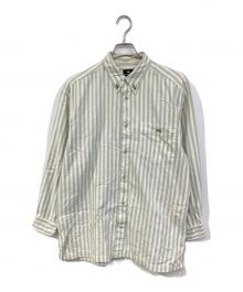 ISSEY MIYAKE（イッセイミヤケ）の古着「ストライプシャツ」｜ベージュ