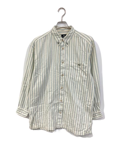 ISSEY MIYAKE（イッセイミヤケ）ISSEY MIYAKE (イッセイミヤケ) ストライプシャツ ベージュ サイズ:SIZE Mの古着・服飾アイテム