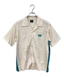 Needles（ニードルズ）の古着「Papillon Emb  S S shirt/パピヨン・エンブ・ショートスリーブ・シャツ」｜アイボリー