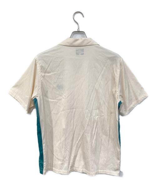 Needles（ニードルズ）Needles (ニードルズ) Papillon Emb  S S shirt/パピヨン・エンブ・ショートスリーブ・シャツ アイボリー サイズ:SIZE Sの古着・服飾アイテム
