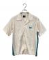 Needles（ニードルズ）の古着「Papillon Emb  S S shirt/パピヨン・エンブ・ショートスリーブ・シャツ」｜アイボリー
