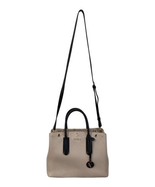 FURLA（フルラ）FURLA (フルラ) 2WAYショルダーバッグ グレーの古着・服飾アイテム
