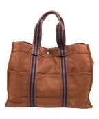 HERMESエルメス）の古着「エールラインGM トートバッグ」｜ブラウン