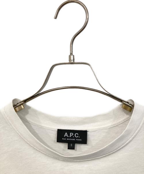 A.P.C.（アーペーセー）A.P.C. (アーペーセー) ノースリーブカットソー ホワイト サイズ:SIZE Sの古着・服飾アイテム