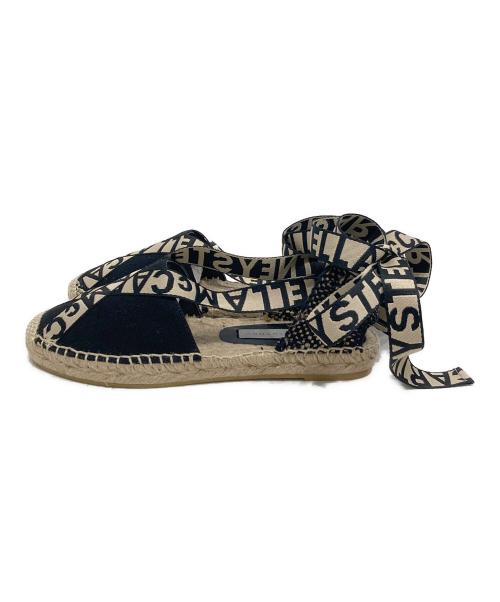 STELLA McCARTNEY（ステラマッカートニー）STELLA McCARTNEY (ステラマッカートニー) ガイア エスパドリーユ ブラック サイズ:SIZE 35の古着・服飾アイテム