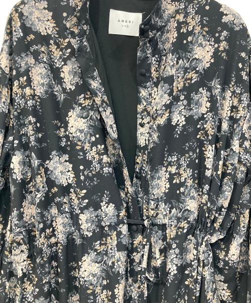 AMIRI（アミリ）AMIRI (アミリ) GIULIA DRAWSTRING SHIRT DRESS/ジュリア ドローストリング シャツドレス ブラック サイズ:SIZE Freeの古着・服飾アイテム