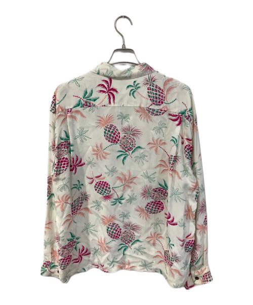 Sun Surf（サンサーフ）Sun Surf (サンサーフ) レーヨン ハワイアンシャツ ホワイト サイズ:FREEの古着・服飾アイテム