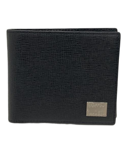 PAUL SMITH（ポールスミス）PAUL SMITH (ポールスミス) 2つ折り財布 ブラックの古着・服飾アイテム