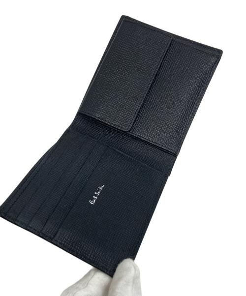 PAUL SMITH（ポールスミス）PAUL SMITH (ポールスミス) 2つ折り財布 ブラックの古着・服飾アイテム