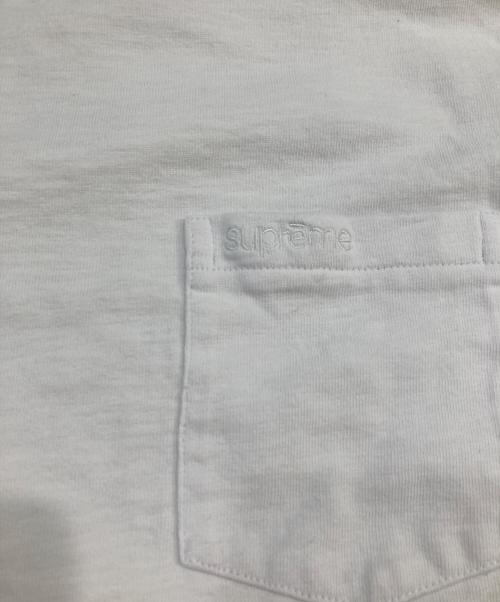 SUPREME（シュプリーム）SUPREME (シュプリーム) Pocket Tee ホワイト サイズ:SIZE Mの古着・服飾アイテム