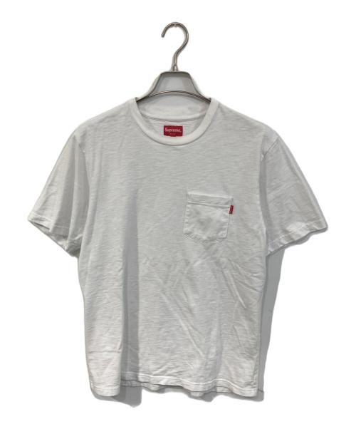 SUPREME（シュプリーム）SUPREME (シュプリーム) POCKET TEE ホワイト サイズ:SIZE Mの古着・服飾アイテム