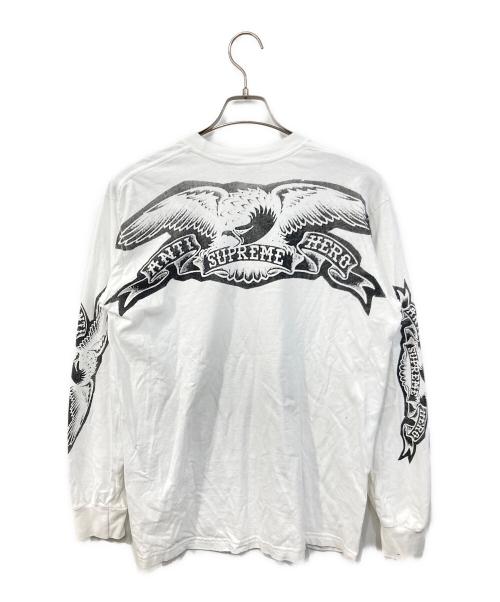 SUPREME（シュプリーム）SUPREME (シュプリーム) Eagle L/S Tee/イーグルロングスリーブティー ホワイト サイズ:SIZE Mの古着・服飾アイテム
