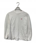SUPREMEシュプリーム）の古着「small box logo L/S Tee」｜ホワイト