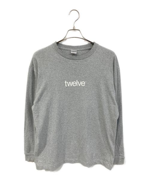 HITE（ハイト）HITE (ハイト) twelve advantage/トゥエルブ・アドバンテージ カットソー グレー サイズ:SIZE Mの古着・服飾アイテム