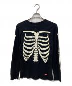 SUPREME×Hanesシュプリーム×ヘインズ）の古着「Bones Thermal Crew Black」｜ブラック