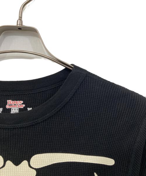 SUPREME（シュプリーム）SUPREME (シュプリーム) Hanes (ヘインズ) Bones Thermal Crew Black ブラック サイズ:SIZE Mの古着・服飾アイテム
