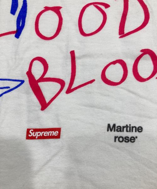 SUPREME（シュプリーム）SUPREME (シュプリーム) MARTINE ROSE (マーティン・ローズ) Martine Rose Lee Scratch Perry Tee ホワイト サイズ:SIZE Mの古着・服飾アイテム