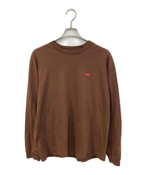 SUPREME（シュプリーム）SUPREME (シュプリーム) small box logo I/S tee ブラウン サイズ:SIZE Mの古着・服飾アイテム