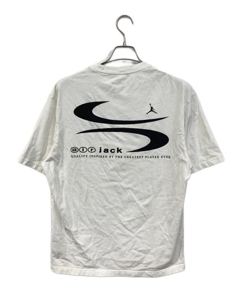 JORDAN（ジョーダン）JORDAN (ジョーダン) TRAVIS SCOTT (トラヴィススコット) TS LOGO TEE/ティーエス ロゴ ティー ホワイト サイズ:SIZE Mの古着・服飾アイテム