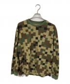 SUPREMEシュプリーム）の古着「Small Box L/S Tee」｜グリーン