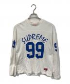 SUPREMEシュプリーム）の古着「99L/S Football TOP」｜ホワイト