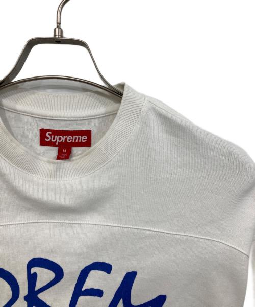 SUPREME（シュプリーム）SUPREME (シュプリーム) 99L/S Football TOP ホワイト サイズ:SIZE Mの古着・服飾アイテム