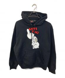 SUPREME×UNDERCOVER（シュプリーム×アンダーカバー）の古着「Anti You Hooded Sweatshirt」｜ブラック