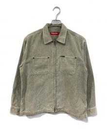 SUPREME（シュプリーム）の古着「Washed Corduroy Zip Up Shirt/ウォッシュド コーデュロイ ジップ アップ シャツ」｜ベージュ