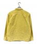 SUPREME (シュプリーム) Washed Corduroy Zip Up Shirt/ウォッシュド コーデュロイ ジップ アップ シャツ イエロー サイズ:SIZE M：15000円