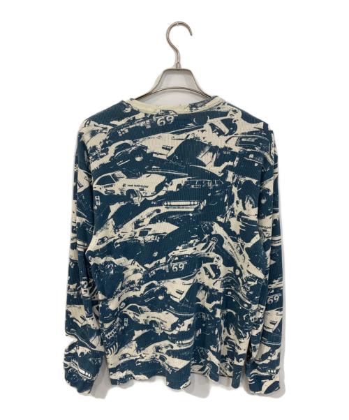 Hysteric Glamour（ヒステリックグラマー）Hysteric Glamour (ヒステリックグラマー) SUPREME (シュプリーム) Cars Themal スカイブルー サイズ:Ｍの古着・服飾アイテム