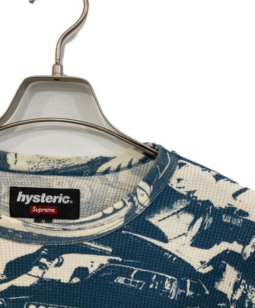 Hysteric Glamour（ヒステリックグラマー）Hysteric Glamour (ヒステリックグラマー) SUPREME (シュプリーム) Cars Themal スカイブルー サイズ:Ｍの古着・服飾アイテム