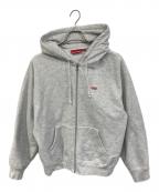 SUPREMEシュプリーム）の古着「Small Box Zip Hooded」｜グレー
