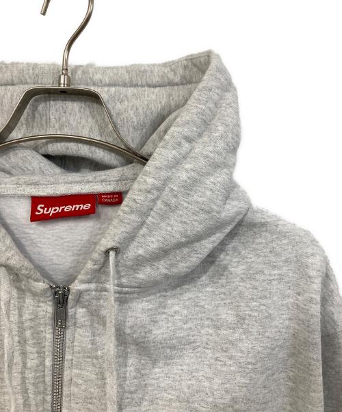 SUPREME（シュプリーム）SUPREME (シュプリーム) Small Box Zip Hooded グレー サイズ:SIZE Mの古着・服飾アイテム