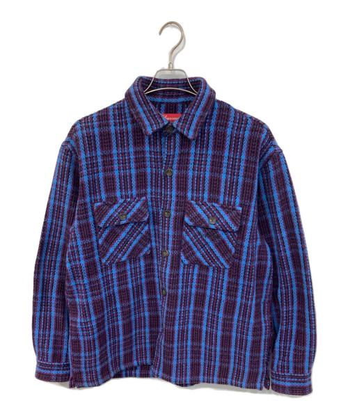 SUPREME（シュプリーム）SUPREME (シュプリーム) Heavy Flannel Shirt パープル サイズ:SIZE Mの古着・服飾アイテム