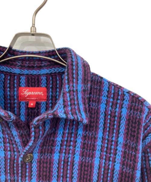 SUPREME（シュプリーム）SUPREME (シュプリーム) Heavy Flannel Shirt パープル サイズ:SIZE Mの古着・服飾アイテム