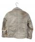 AVIREX (アヴィレックス) AGED LEATHER W-RIDERS JACKET/エイジドレザーダブルライダースジャケット ベージュ サイズ:LL：14000円
