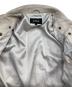 中古・古着 AVIREX (アヴィレックス) AGED LEATHER W-RIDERS JACKET/エイジドレザーダブルライダースジャケット ベージュ サイズ:LL：14000円