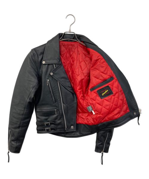 FREEDOM（フリーダム）FREEDOM (フリーダム) ダブルライダースジャケット ブラック サイズ:SIZE 34の古着・服飾アイテム
