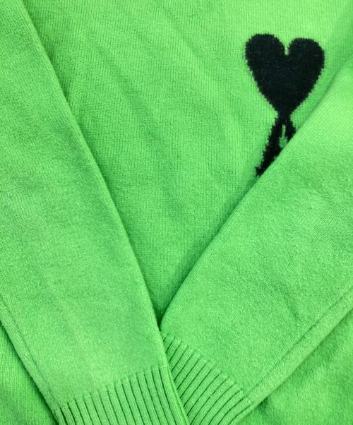 AMI PARIS（アミ パリス）AMI PARIS (アミ パリス) ニット グリーン サイズ:SIZE Freeの古着・服飾アイテム