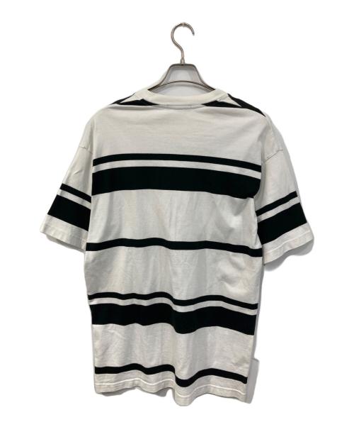 COMME des GARCONS HOMME（コムデギャルソン オム）COMME des GARCONS HOMME (コムデギャルソン オム) ボーダーTシャツ ホワイト サイズ:SIZE Lの古着・服飾アイテム