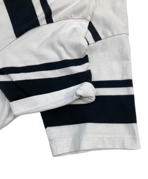 COMME des GARCONS HOMME（コムデギャルソン オム）COMME des GARCONS HOMME (コムデギャルソン オム) ボーダーTシャツ ホワイト サイズ:SIZE Lの古着・服飾アイテム