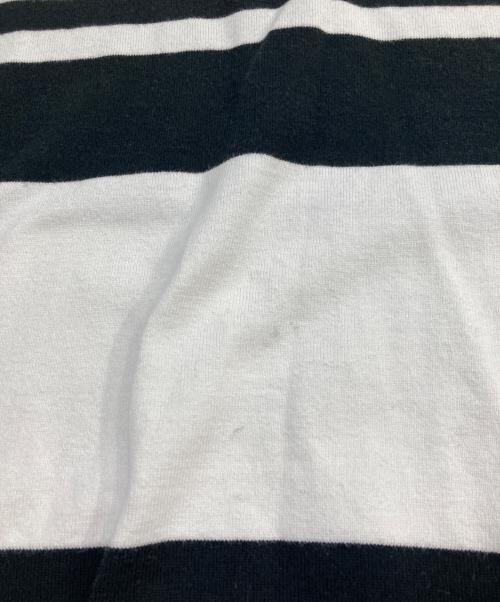 COMME des GARCONS HOMME（コムデギャルソン オム）COMME des GARCONS HOMME (コムデギャルソン オム) ボーダーTシャツ ホワイト サイズ:SIZE Lの古着・服飾アイテム