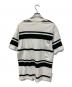 COMME des GARCONS HOMME (コムデギャルソン オム) ボーダーTシャツ ホワイト サイズ:SIZE L：7000円