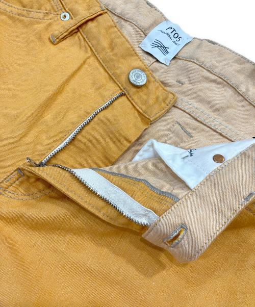PT05（ピーティーゼロチンクエ）PT05 (ピーティーゼロチンクエ) ストレートパンツ イエロー サイズ:SIZE 35の古着・服飾アイテム