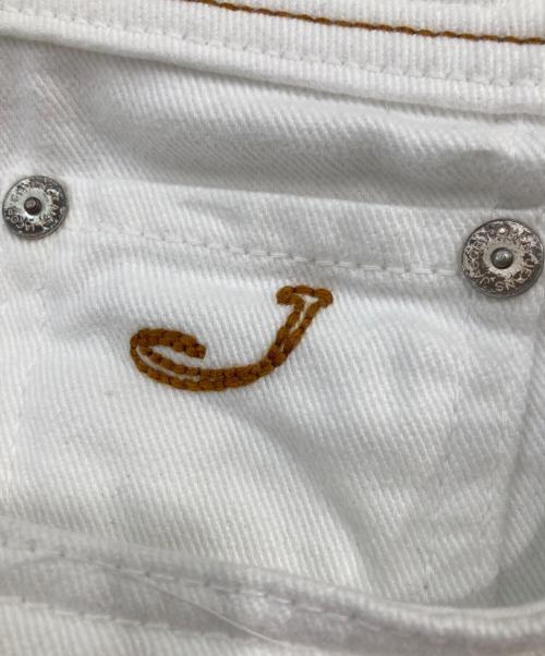 JACOB COHEN（ヤコブコーエン）JACOB COHEN (ヤコブコーエン) ストレートパンツ ホワイト サイズ:33の古着・服飾アイテム
