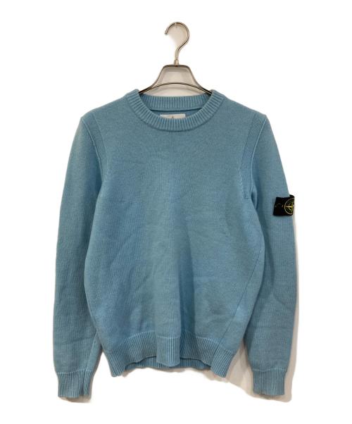 STONE ISLAND（ストーンアイランド）STONE ISLAND (ストーンアイランド) クルーネックニット スカイブルー サイズ:SIZE Sの古着・服飾アイテム