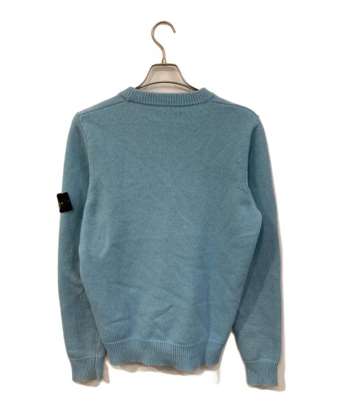 STONE ISLAND（ストーンアイランド）STONE ISLAND (ストーンアイランド) クルーネックニット スカイブルー サイズ:SIZE Sの古着・服飾アイテム