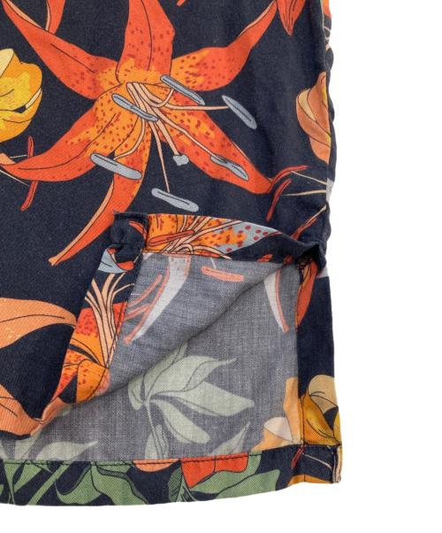 NUDIE JEANS（ヌーディー・ジーンズ）NUDIE JEANS (ヌーディー・ジーンズ) Arvid Lilies/アーヴィッド・リリーズ シャツ オレンジ サイズ:SIZE XSの古着・服飾アイテム